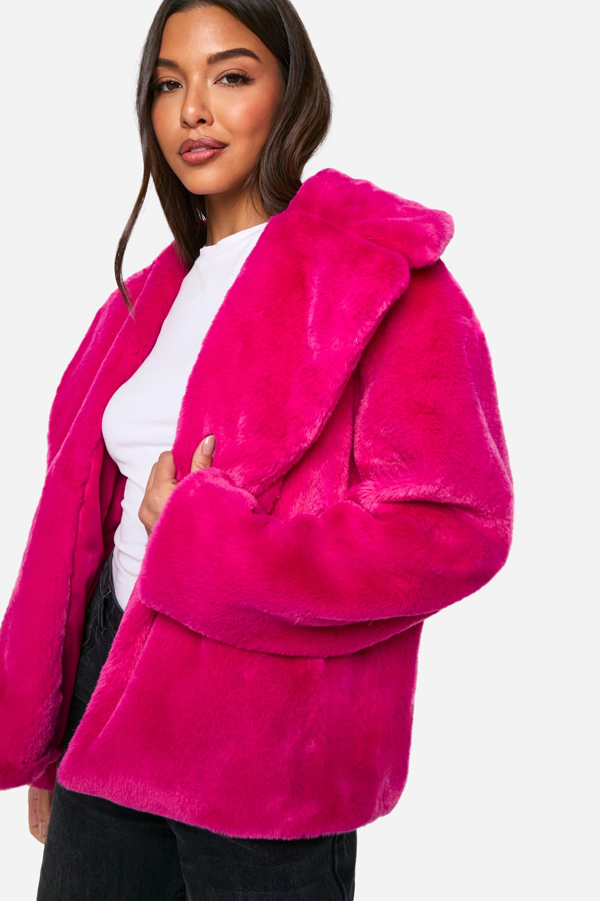 Pink jacket boohoo store
